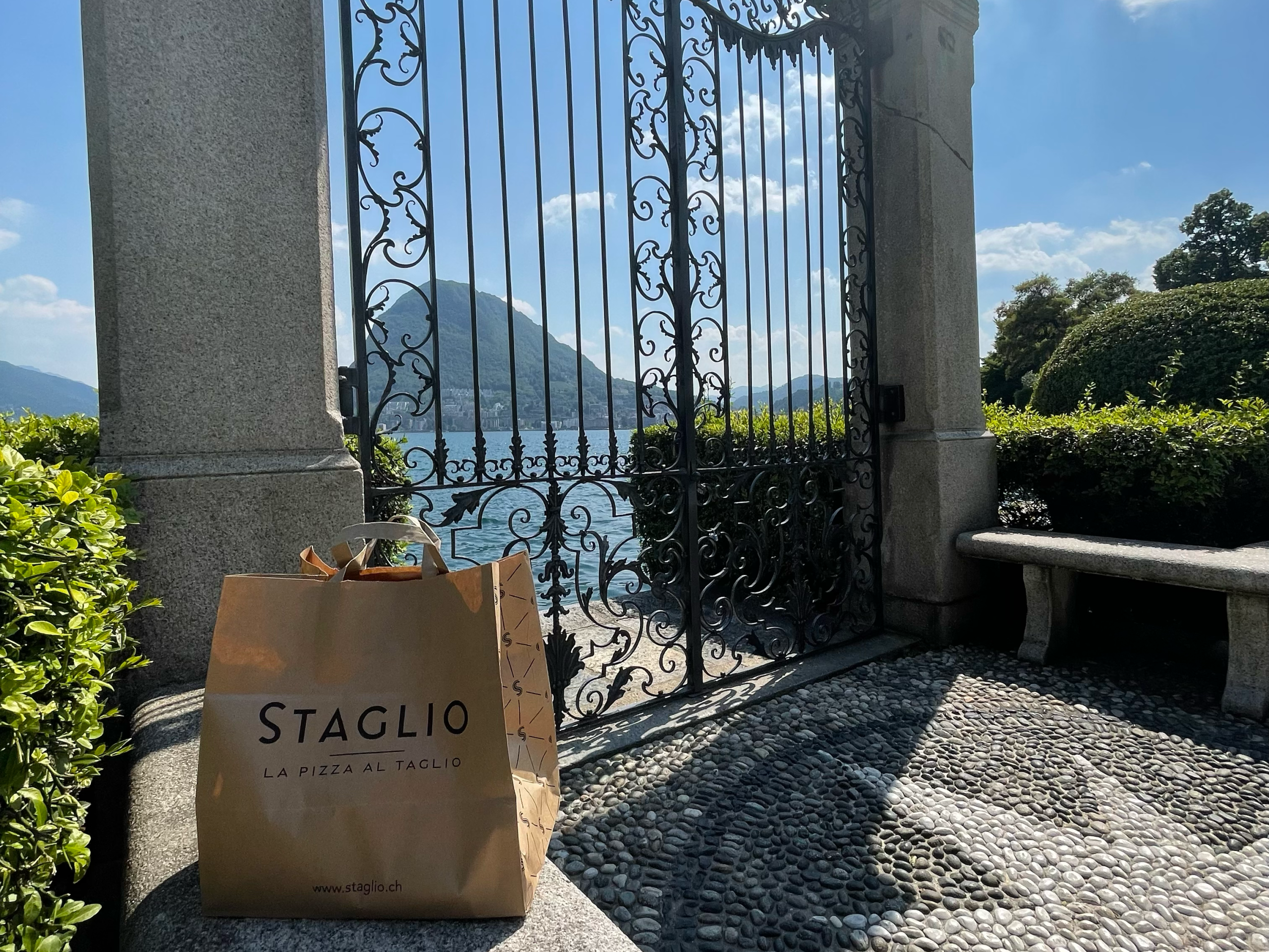 La pizza di Staglio a Parco Ciani, Lugano