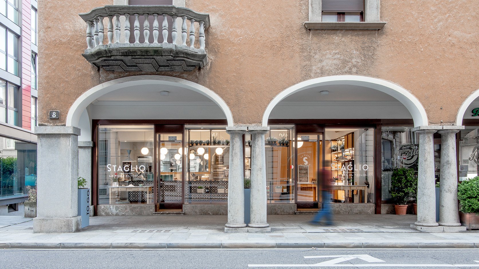 Staglio pizzeria al taglio in centro a Lugano