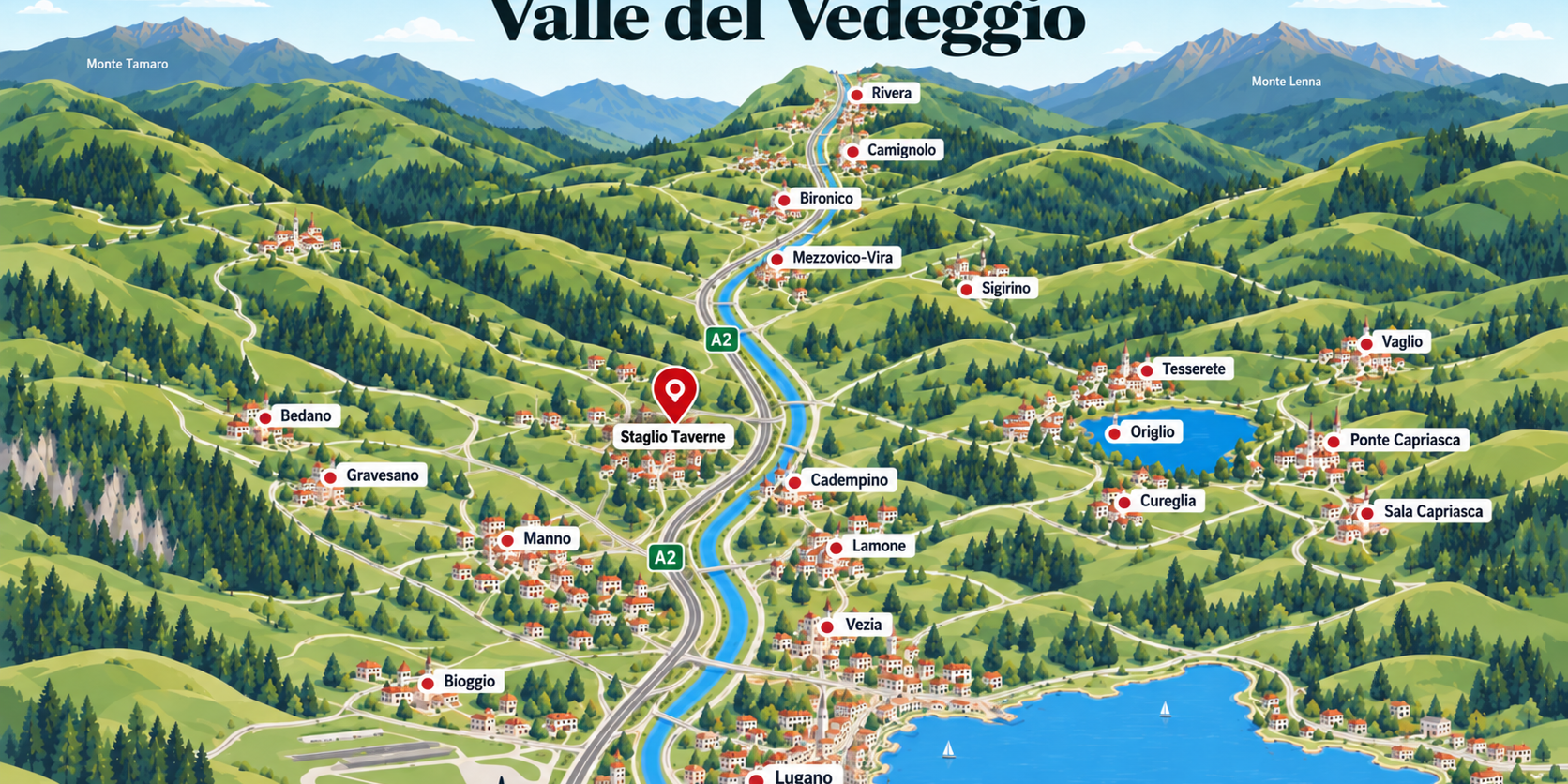 Valle del Vedeggio - Staglio Area Servita